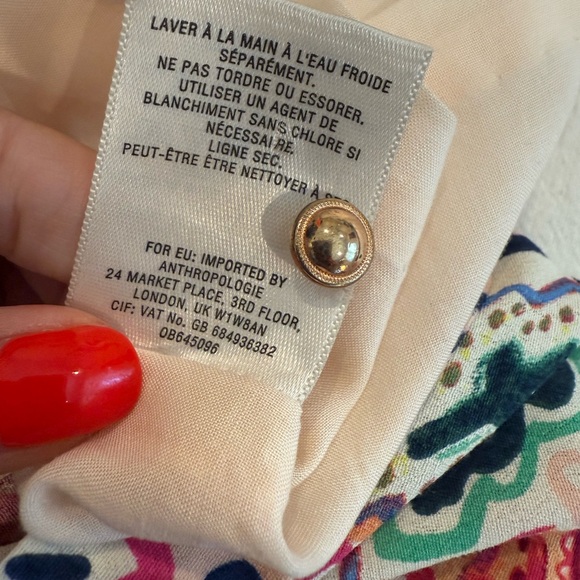 ANTHROPOLOGIE MAEVE Siya Kimono Dress size 2 - Picture 8 of 9